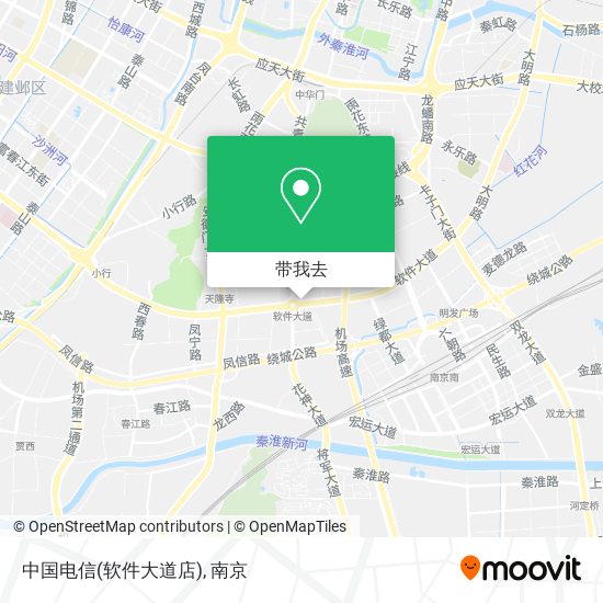 中国电信(软件大道店)地图