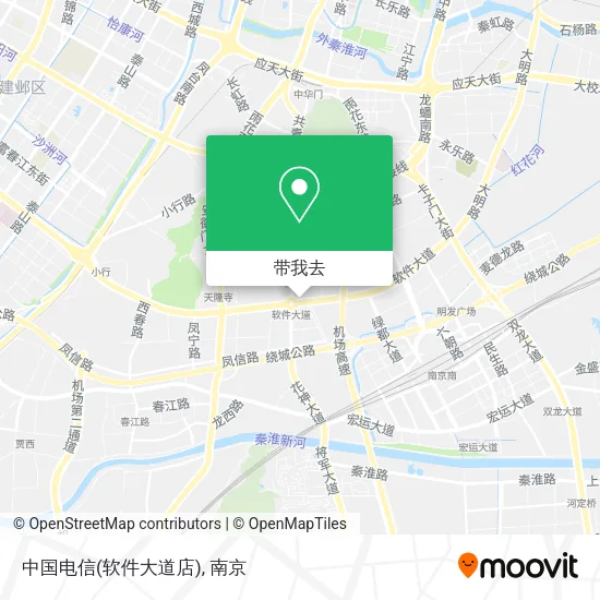 中国电信(软件大道店)地图