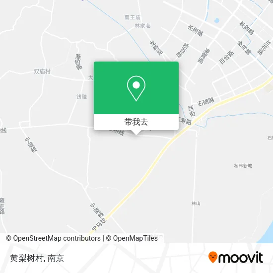 黄梨树村地图