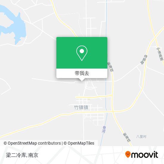 梁二冷库地图