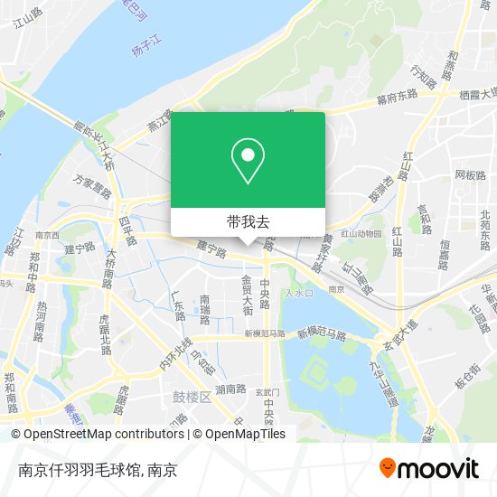 南京仟羽羽毛球馆地图