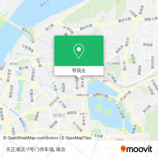 天正湖滨-7号门停车场地图