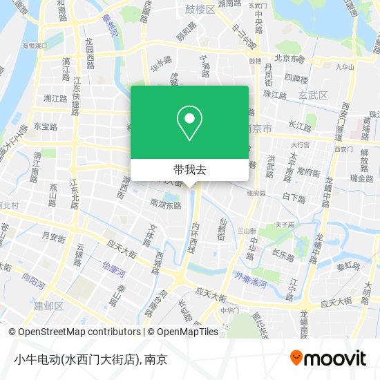 小牛电动(水西门大街店)地图
