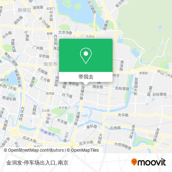 金润发-停车场出入口地图