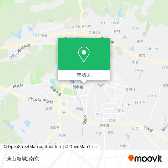 汤山新城地图