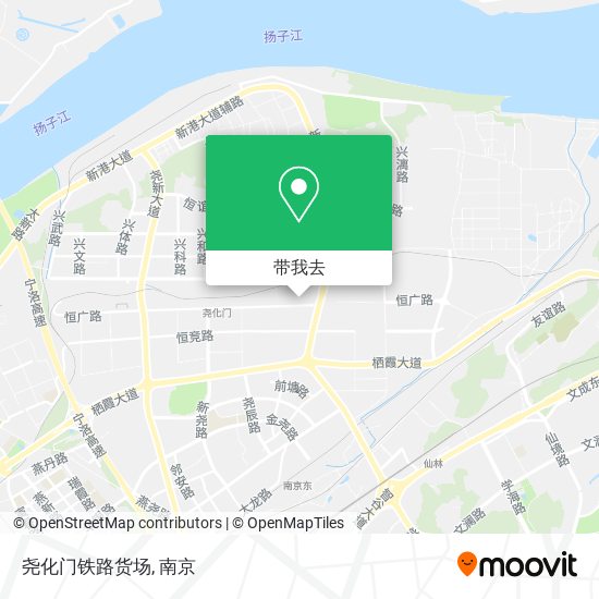 尧化门铁路货场地图