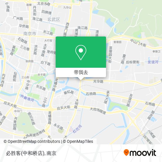 必胜客(中和桥店)地图