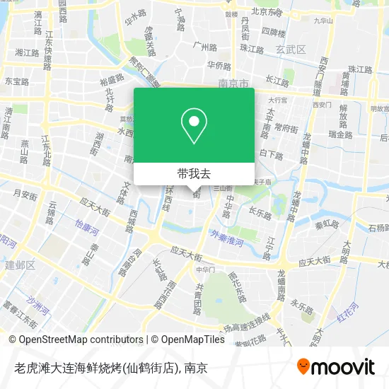 老虎滩大连海鲜烧烤(仙鹤街店)地图
