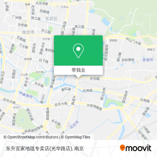 东升宜家地毯专卖店(光华路店)地图