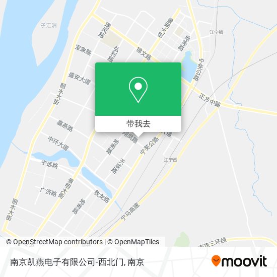 南京凯燕电子有限公司-西北门地图