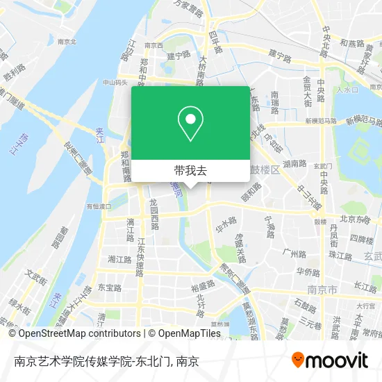 南京艺术学院传媒学院-东北门地图