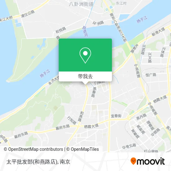 太平批发部(和燕路店)地图