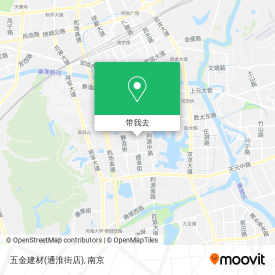 五金建材(通淮街店)地图