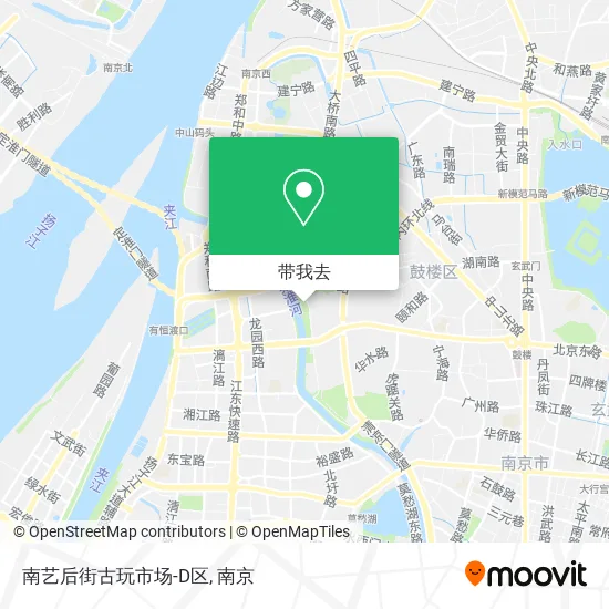 南艺后街古玩市场-D区地图
