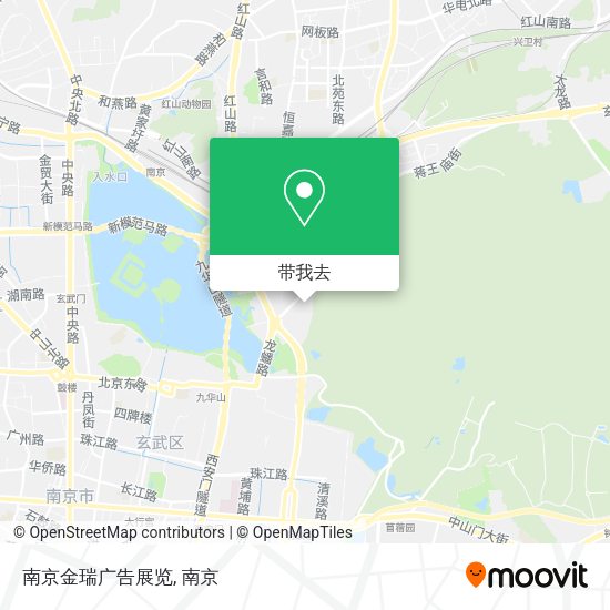南京金瑞广告展览地图