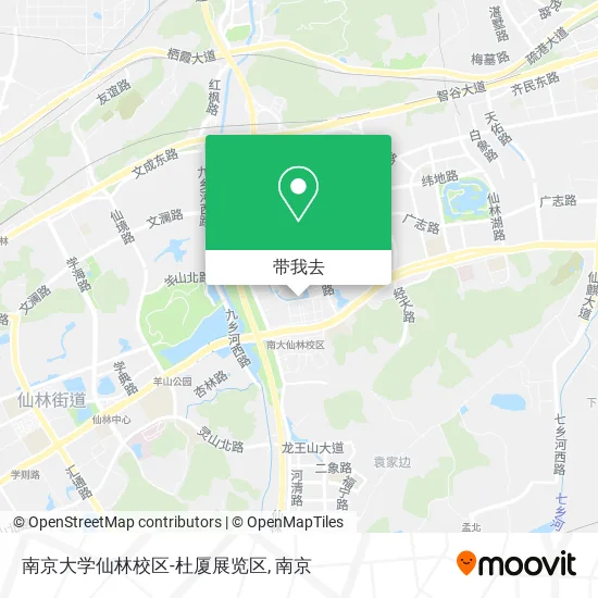 南京大学仙林校区-杜厦展览区地图