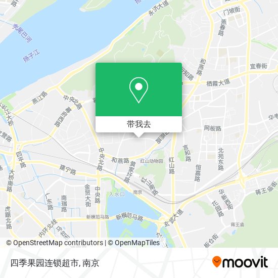 四季果园连锁超市地图
