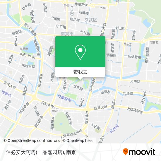 信必安大药房(一品嘉园店)地图