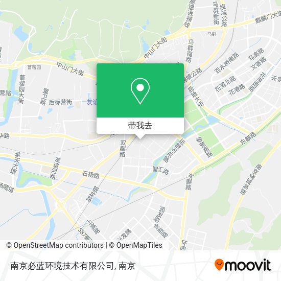 南京必蓝环境技术有限公司地图