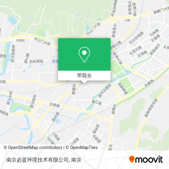 南京必蓝环境技术有限公司地图