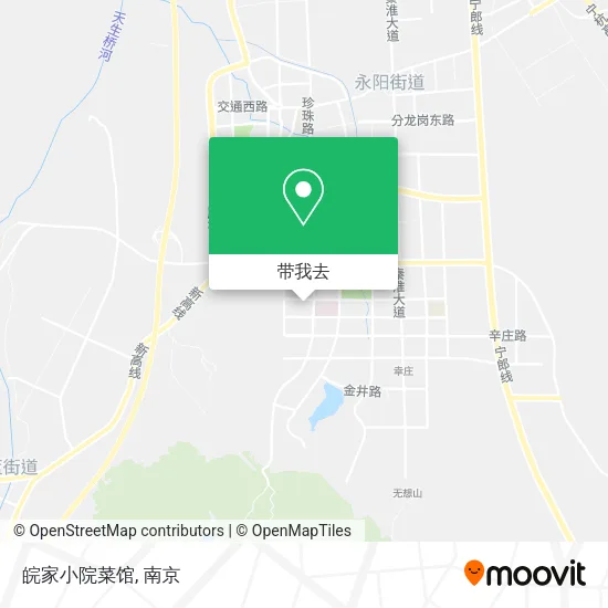 皖家小院菜馆地图