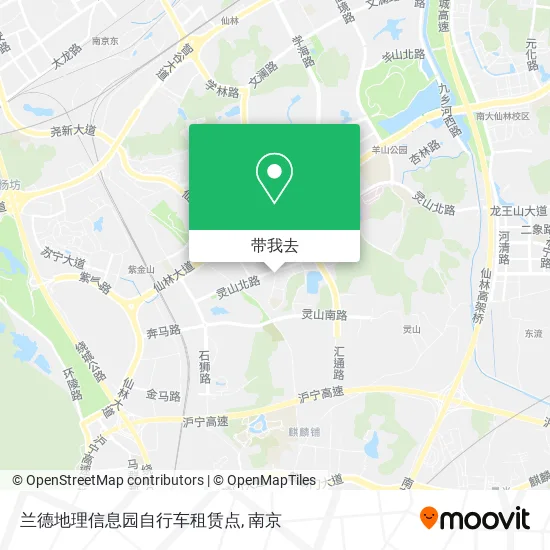 兰德地理信息园自行车租赁点地图