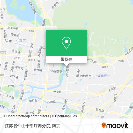 江苏省钟山干部疗养分院地图