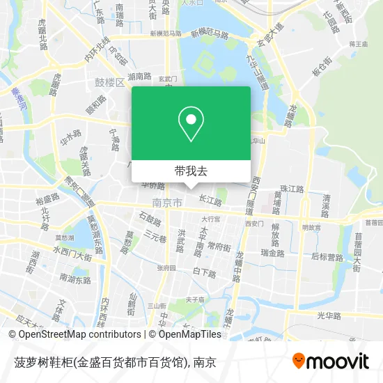 菠萝树鞋柜(金盛百货都市百货馆)地图