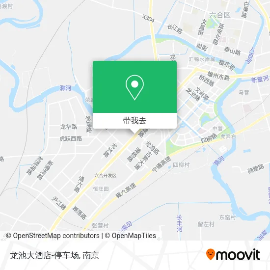 龙池大酒店-停车场地图