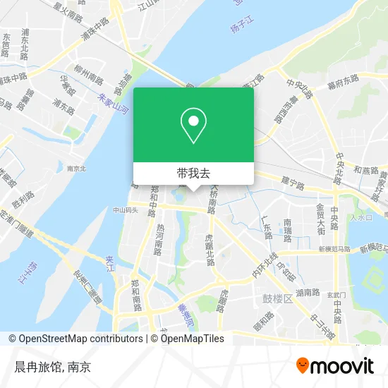 晨冉旅馆地图