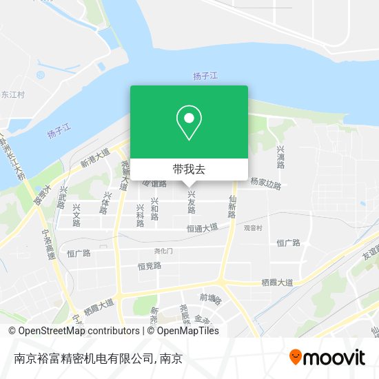 南京裕富精密机电有限公司地图