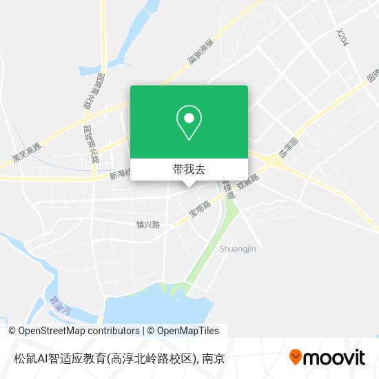 松鼠AI智适应教育(高淳北岭路校区)地图