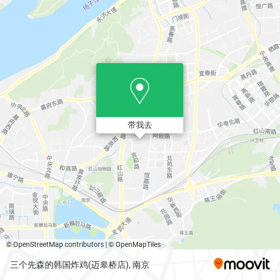 三个先森的韩国炸鸡(迈皋桥店)地图