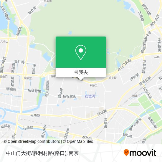 中山门大街/胜利村路(路口)地图