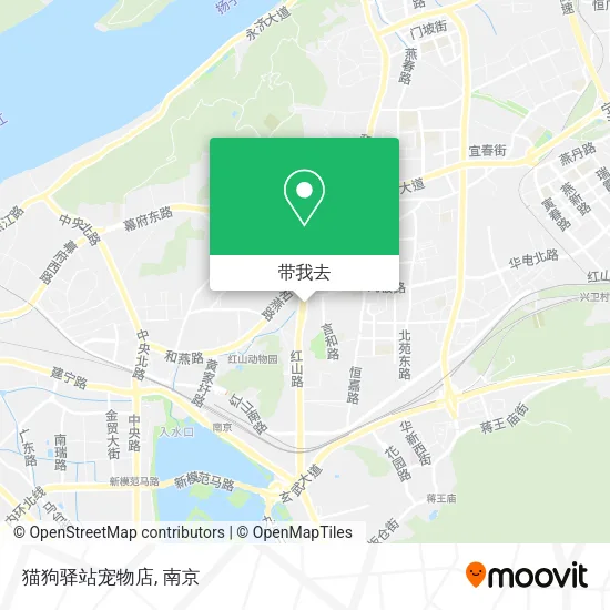 猫狗驿站宠物店地图