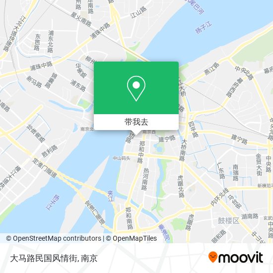 大马路民国风情街地图