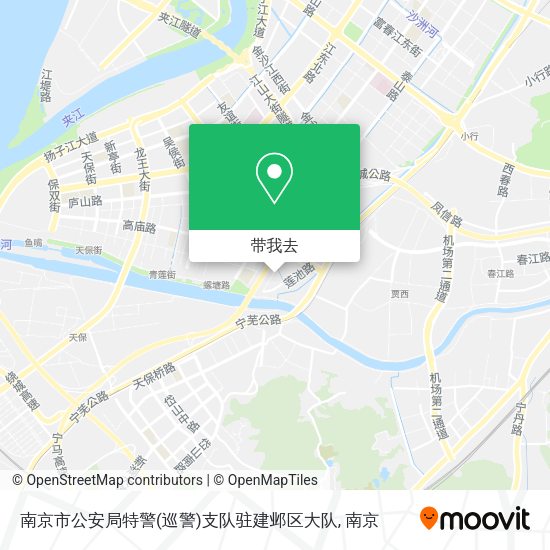 南京市公安局特警(巡警)支队驻建邺区大队地图