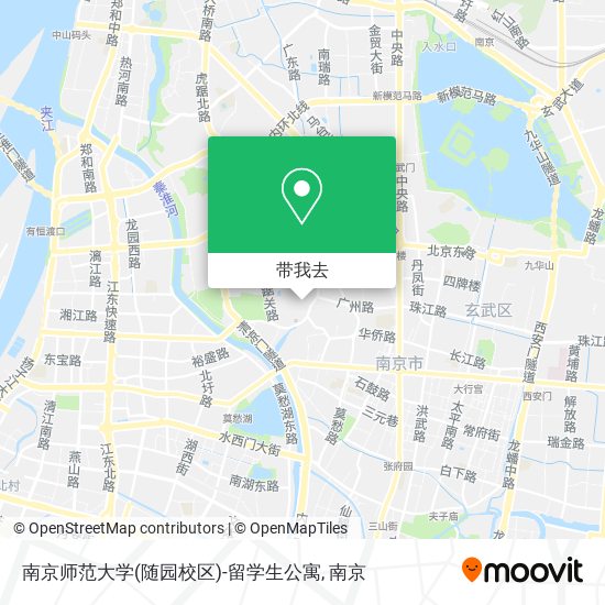 南京师范大学(随园校区)-留学生公寓地图