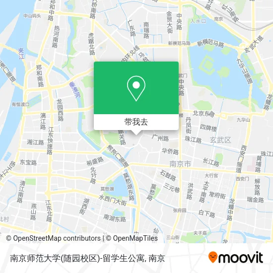 南京师范大学(随园校区)-留学生公寓地图