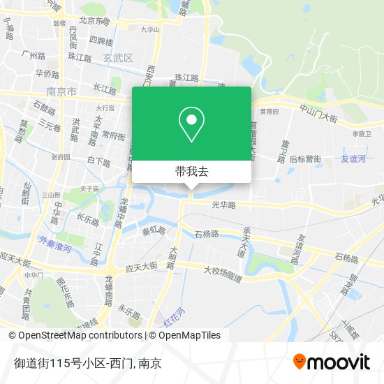 御道街115号小区-西门地图