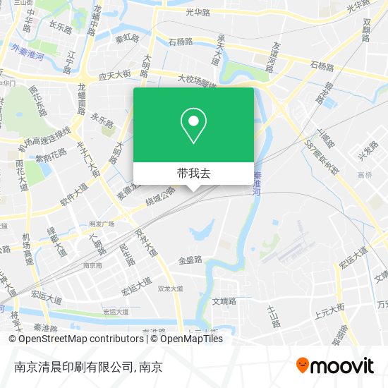 南京清晨印刷有限公司地图