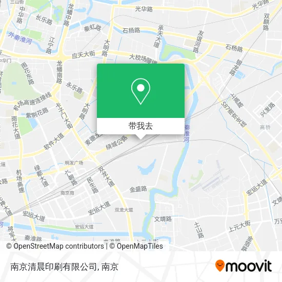 南京清晨印刷有限公司地图