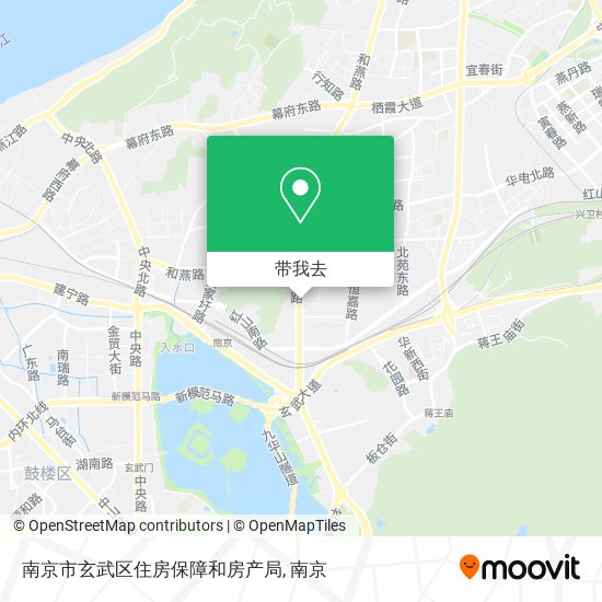 南京市玄武区住房保障和房产局地图