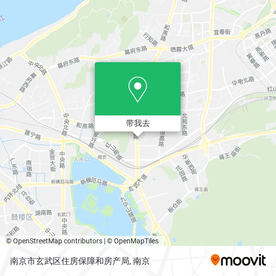 南京市玄武区住房保障和房产局地图
