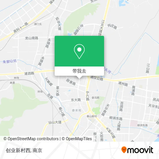 创业新村西地图