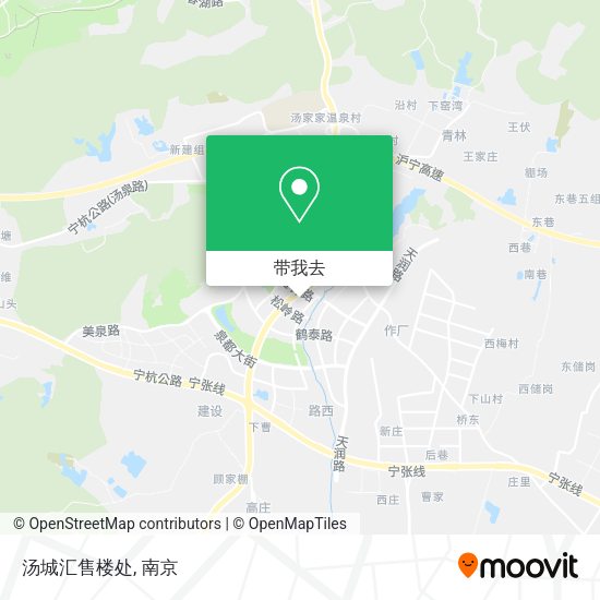 汤城汇售楼处地图