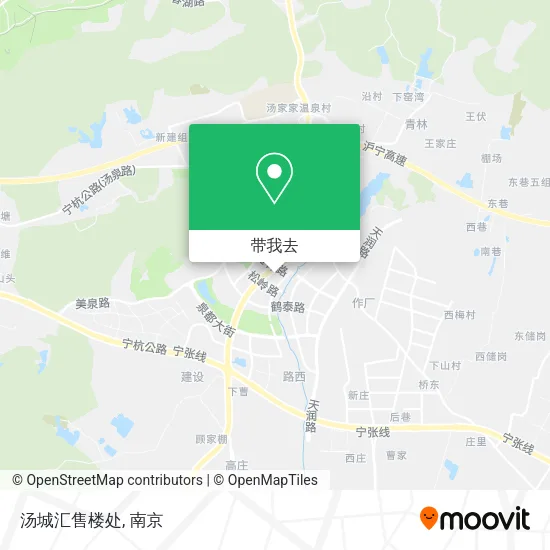 汤城汇售楼处地图