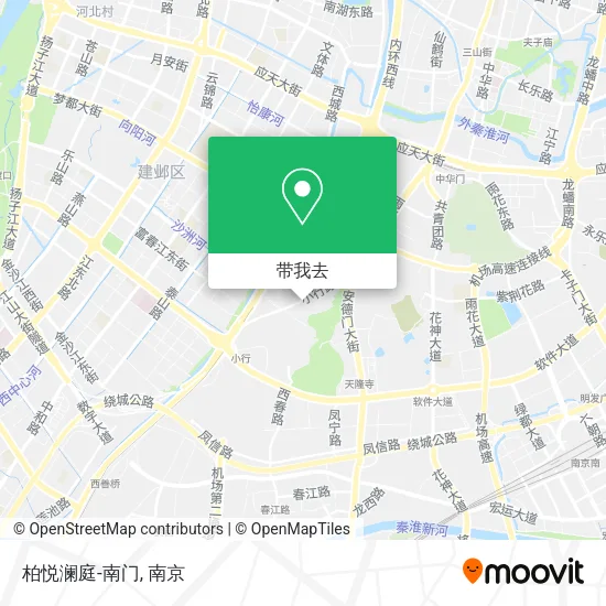 柏悦澜庭-南门地图