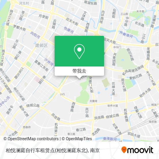 柏悦澜庭自行车租赁点(柏悦澜庭东北)地图