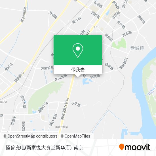 怪兽充电(新家悦大食堂新华店)地图